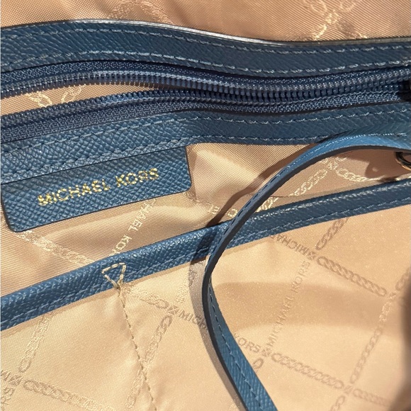 Michael Kors Teal Tote Bag - Picture 4 of 6